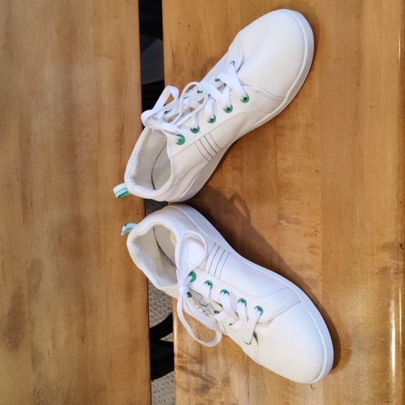 Vionic Beach Stinson white with multi color accents green eyelets size 10 - Picture 3 of 10